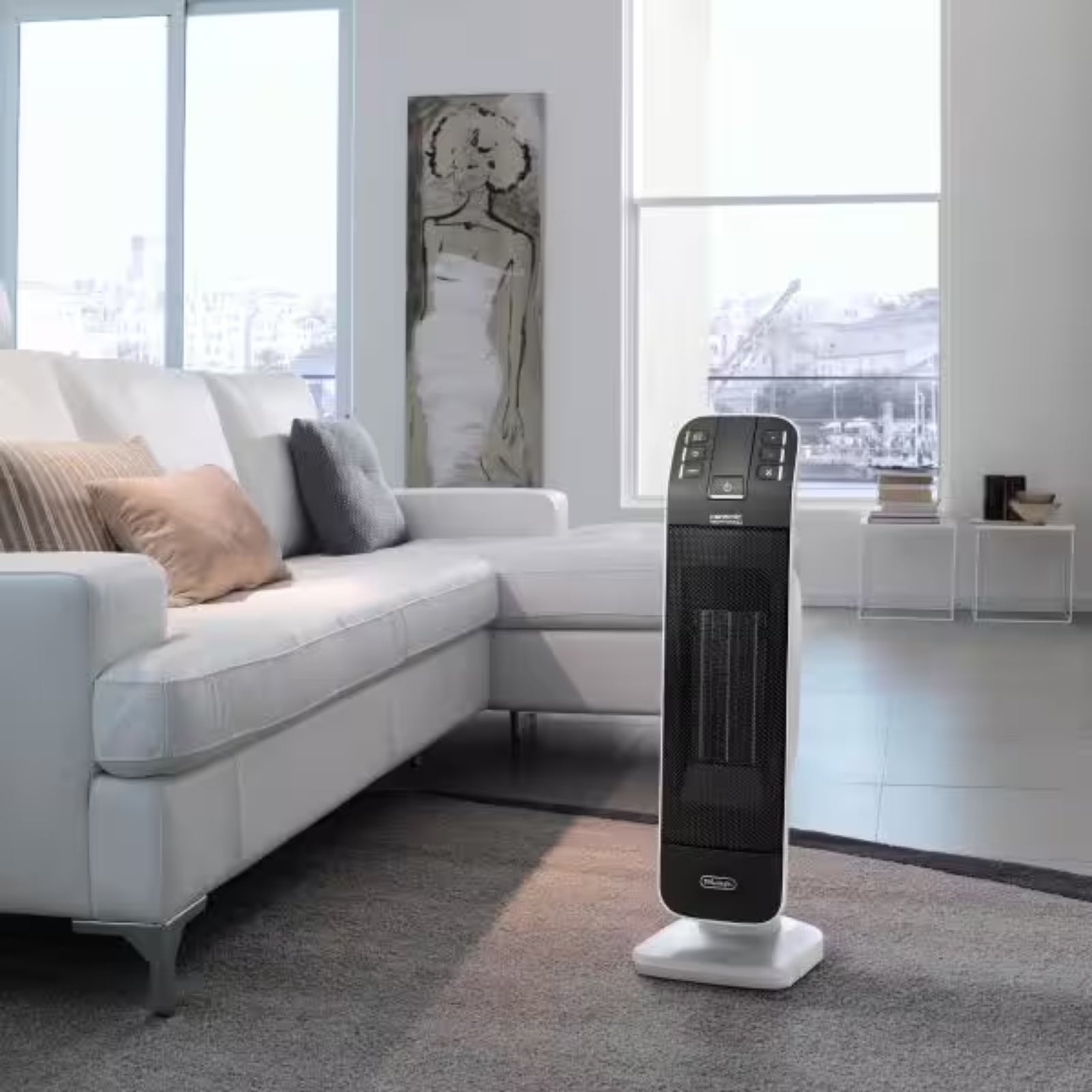 2000W Ceramic Tower Fan Heater – Portable Electric Heater