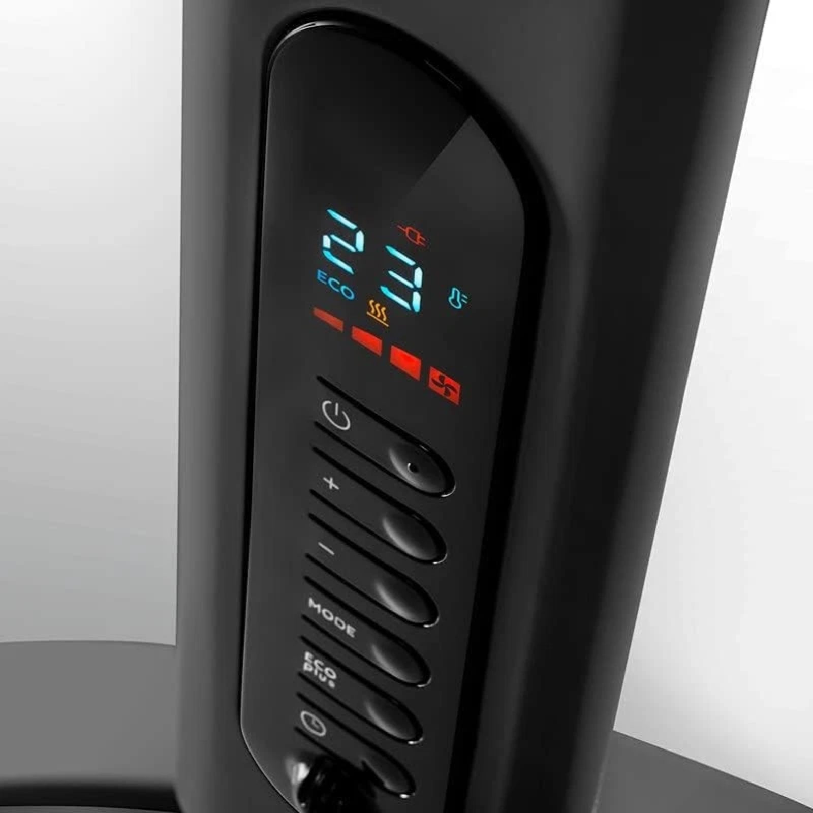 2400W SlimStyle Convector Heater – Dark Grey, Wall Mounted Electric Heater