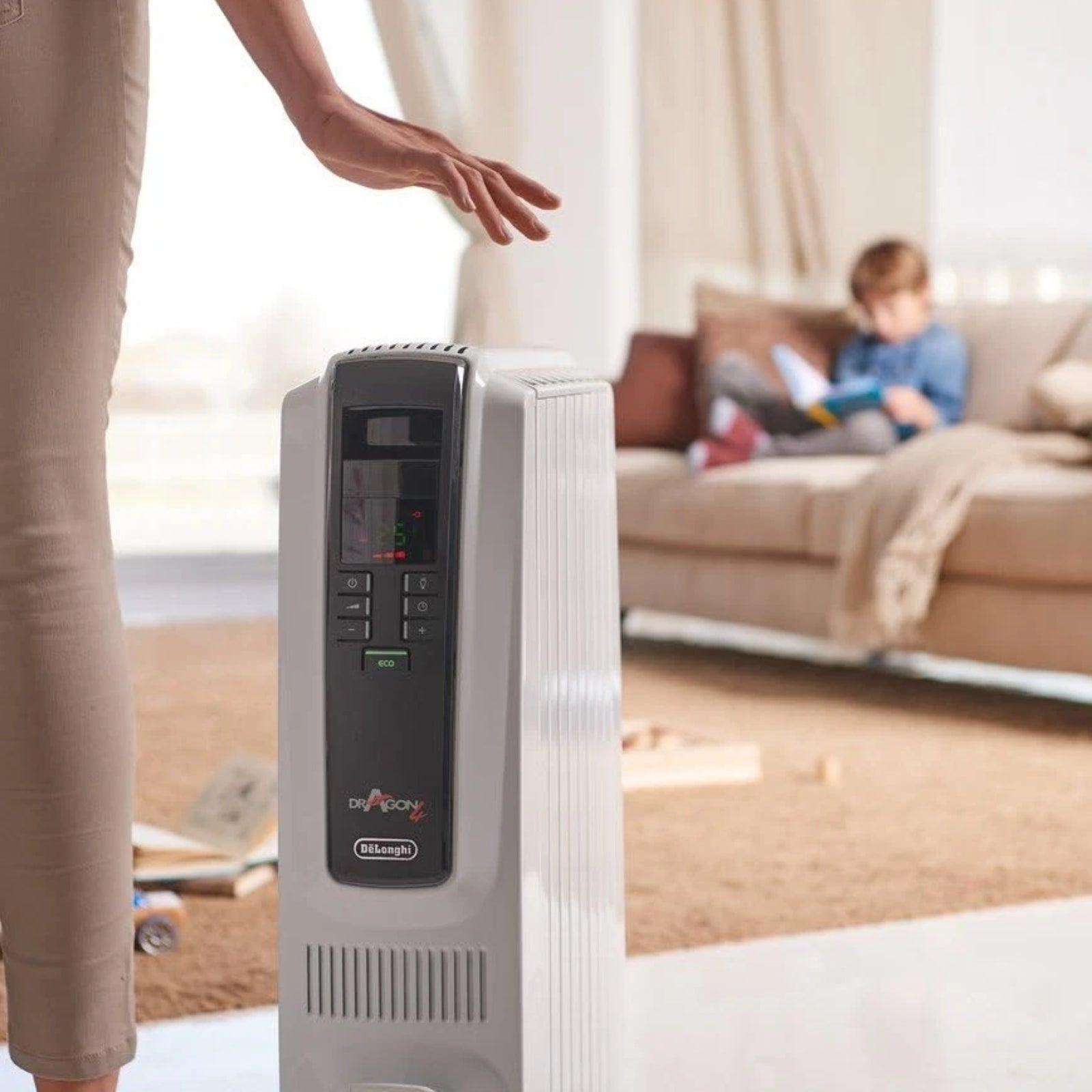 Dragon 4 Digital 1500W Oil-Filled Heater with Timer