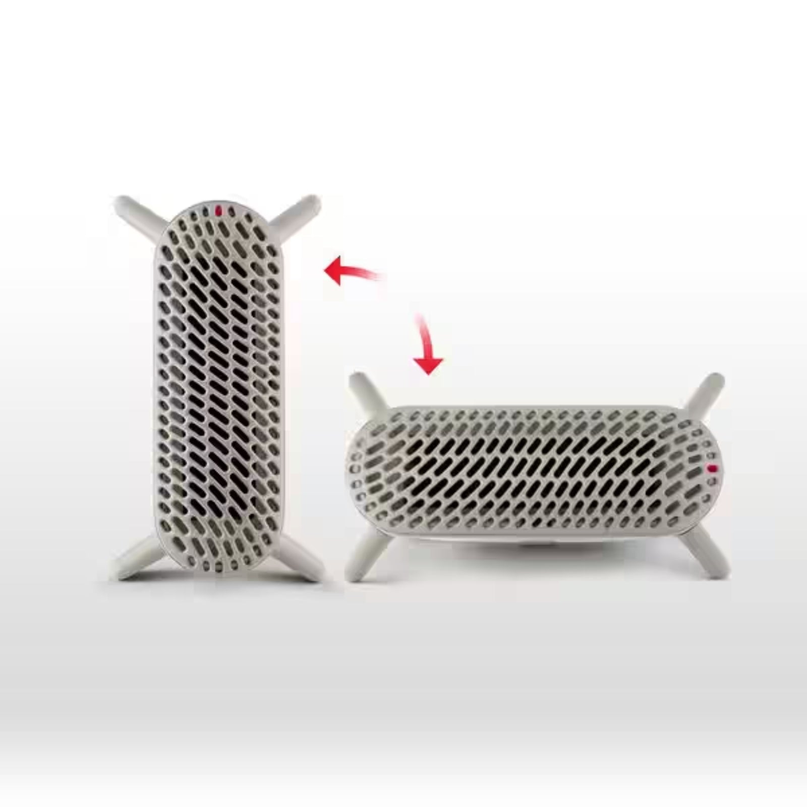 Capsule Fit Fan Heater – White, Portable Electric Heater