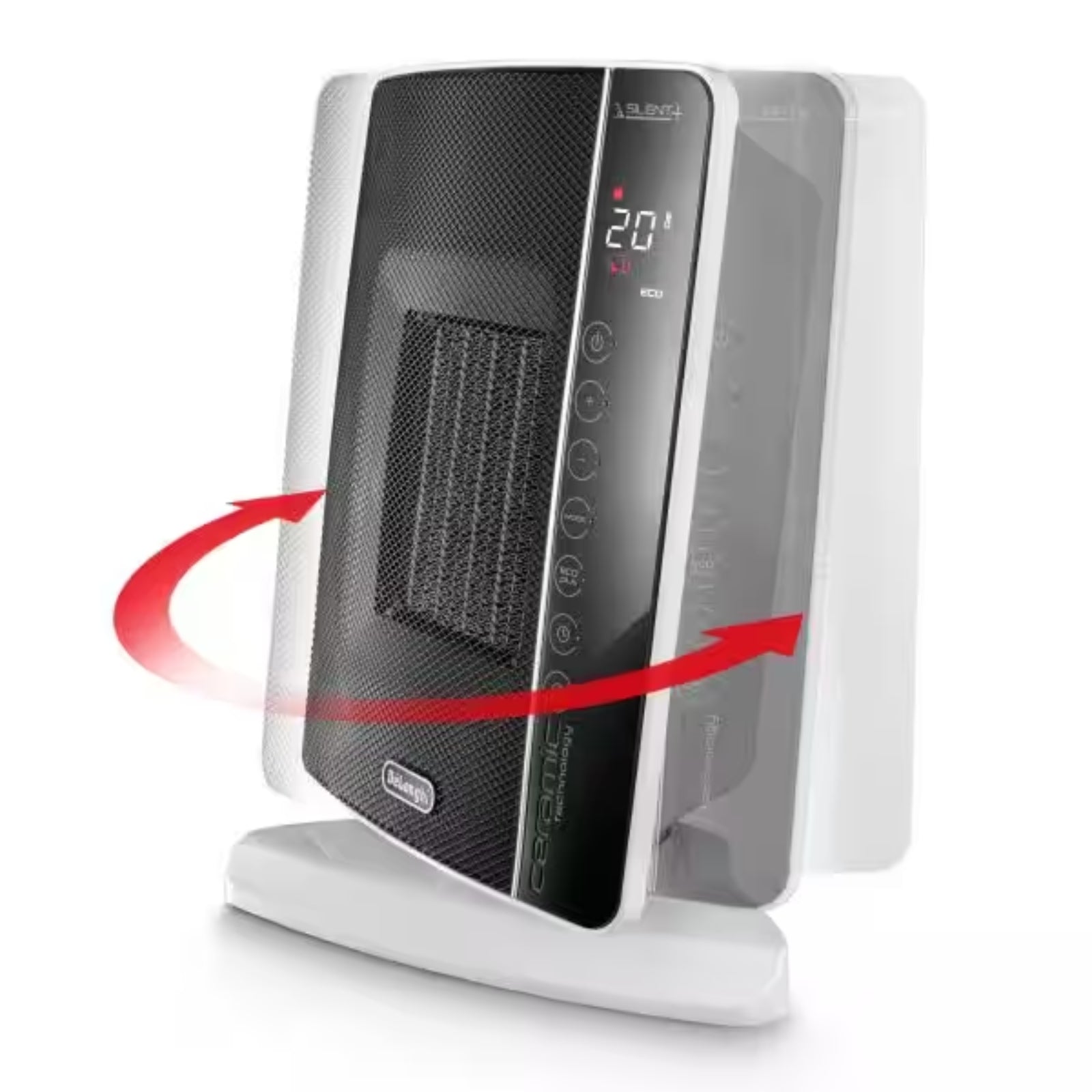 2200W Ceramic Desk Fan Heater – Silent Operation, Portable Electric Heater