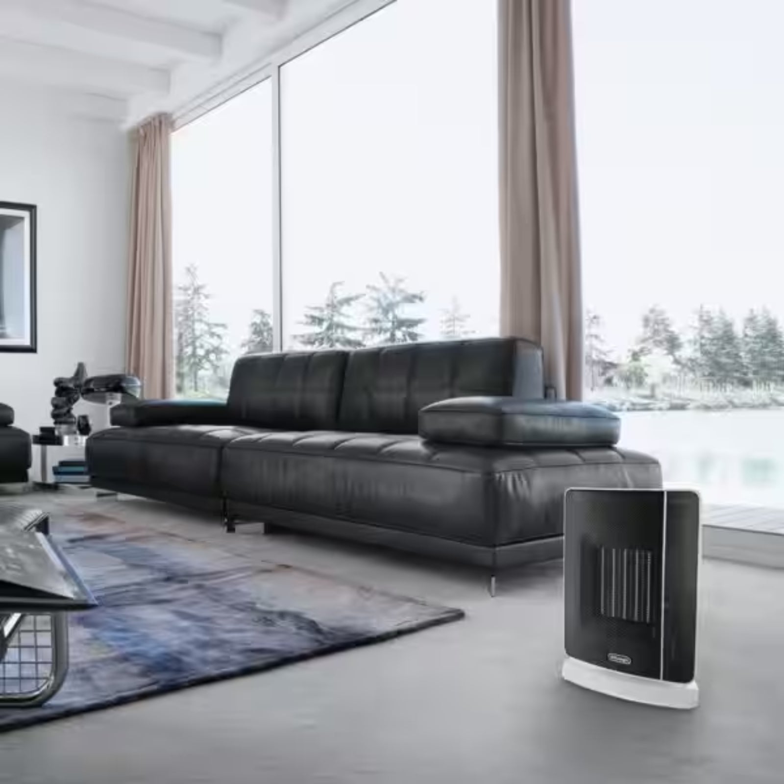 2200W Ceramic Desk Fan Heater – Silent Operation, Portable Electric Heater