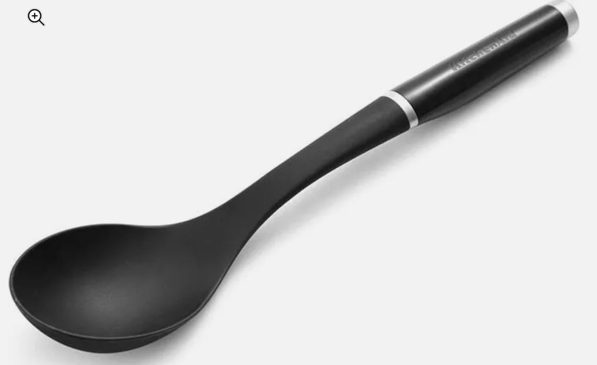 KitchenAid 7-Piece Tool & Gadget Set – Black – Heat Resistant & Dishwasher Safe