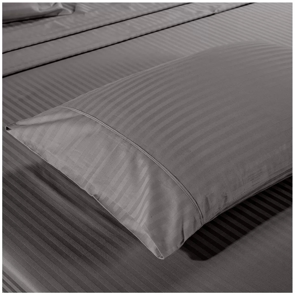 Kensington 1200 Thread Count 100% Egyptian Cotton Queen Sheet Set Charcoal