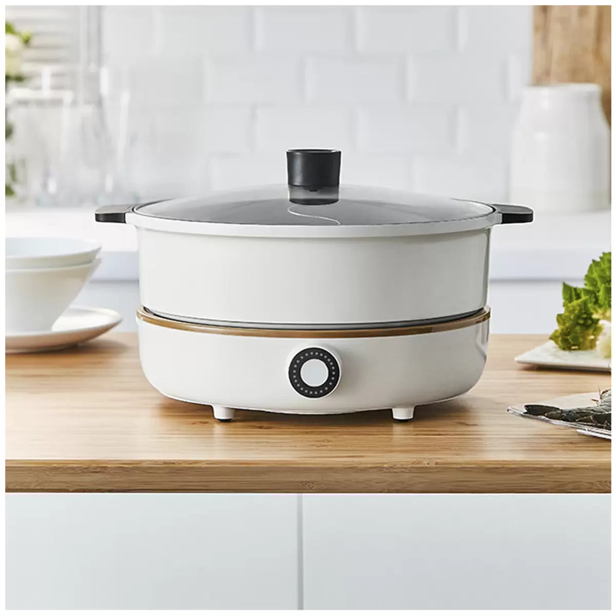 Joyoung Induction Cooker With Hot Pot And divider C21-CL01