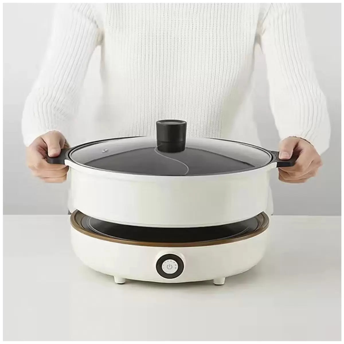 Joyoung Induction Cooker With Hot Pot And divider C21-CL01