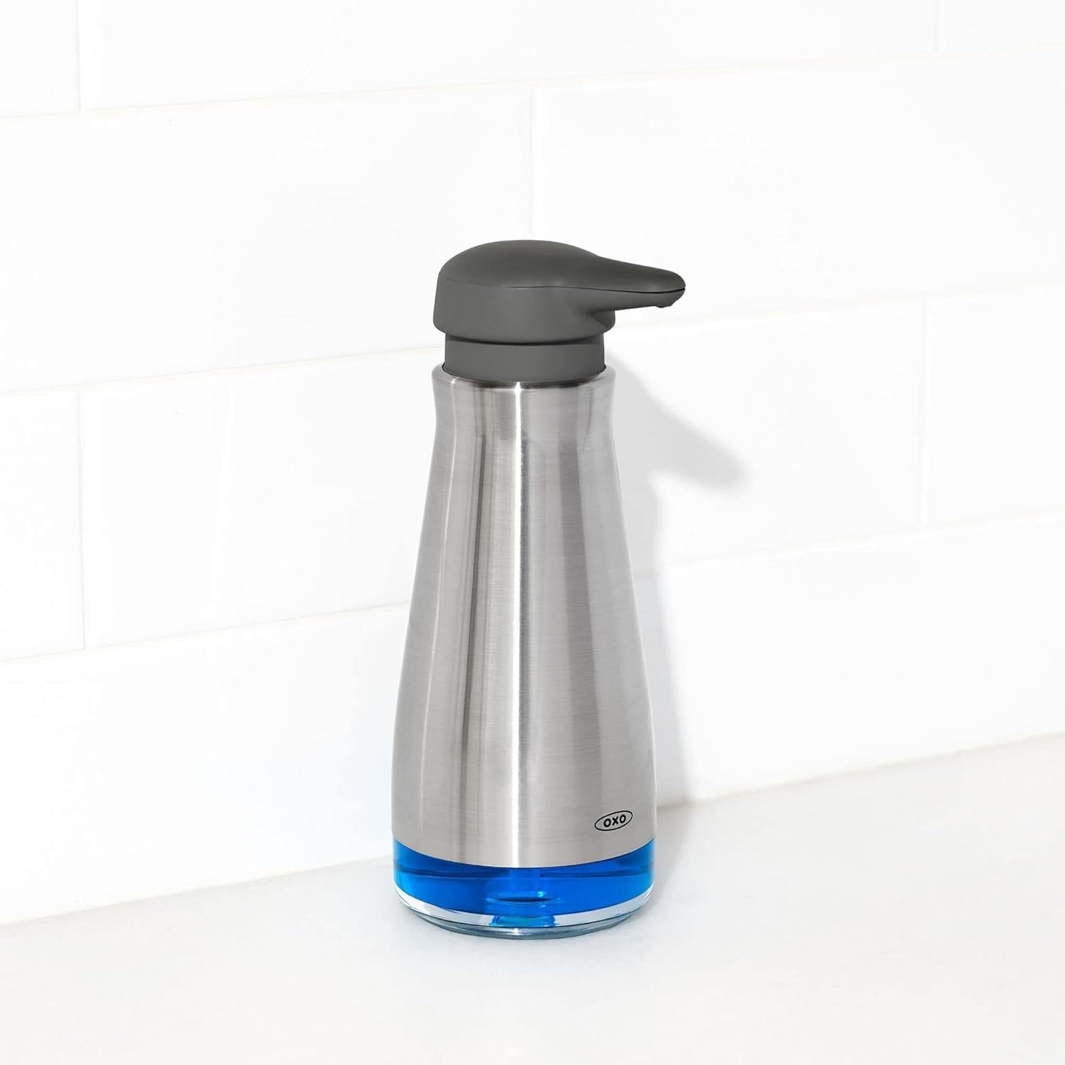 OXO Good Grips Stainless Steel Soap Dispenser, 15 oz - Model 13273700