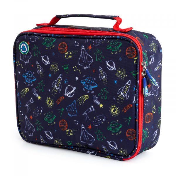 Freezable Bento Cooler Bag for Regular Lunch Boxes – Spaceships Design