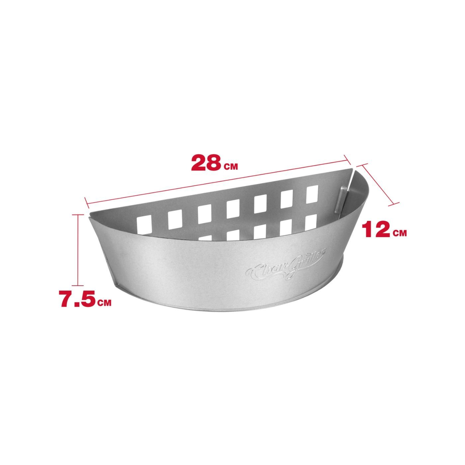 Char-Griller Charcoal Baskets, Ventilated Sides, Direct & Indirect Cooking 2Pcs