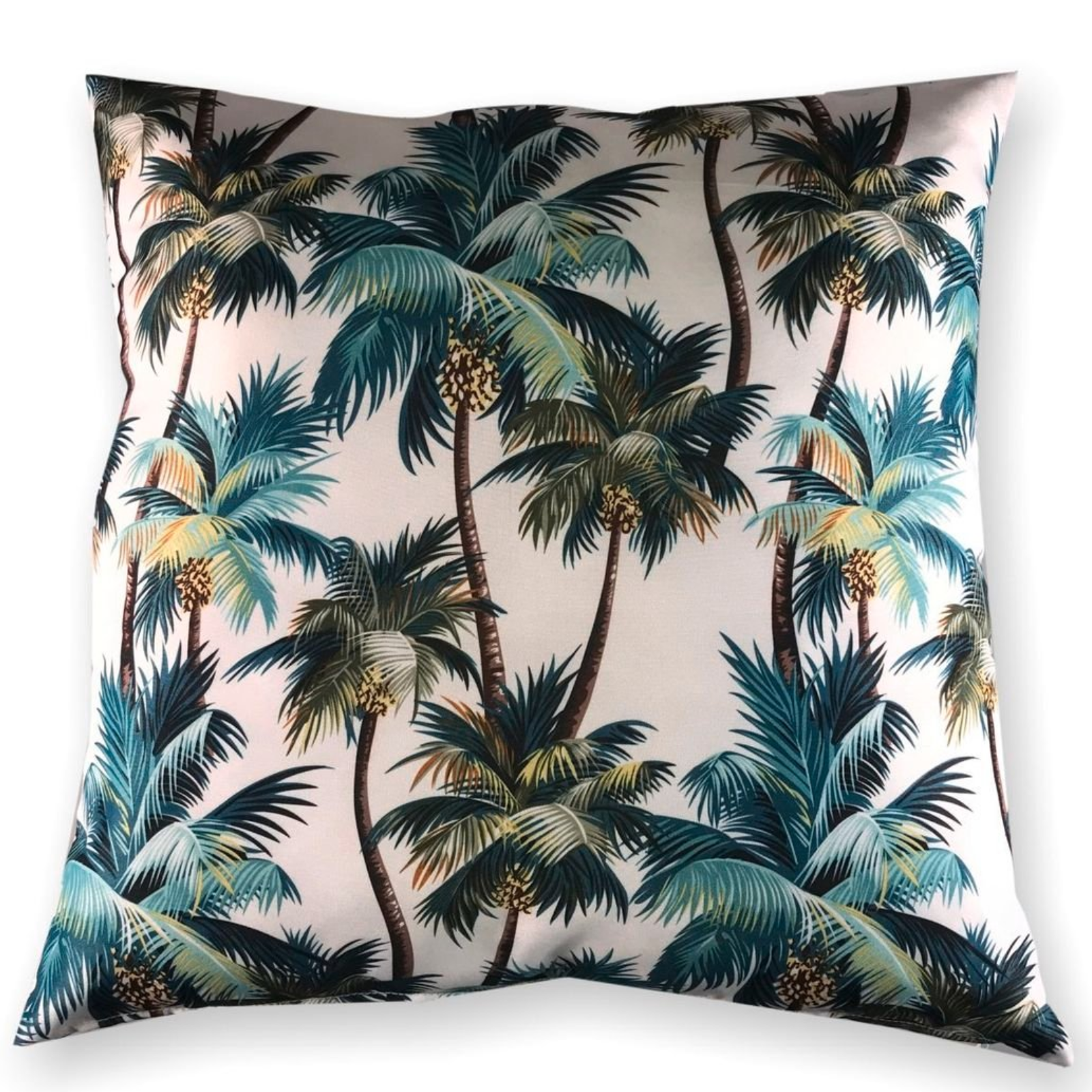 4 x Mojo Cushion Cover Throw Pillow Case 60x60cm L.A. Palm White