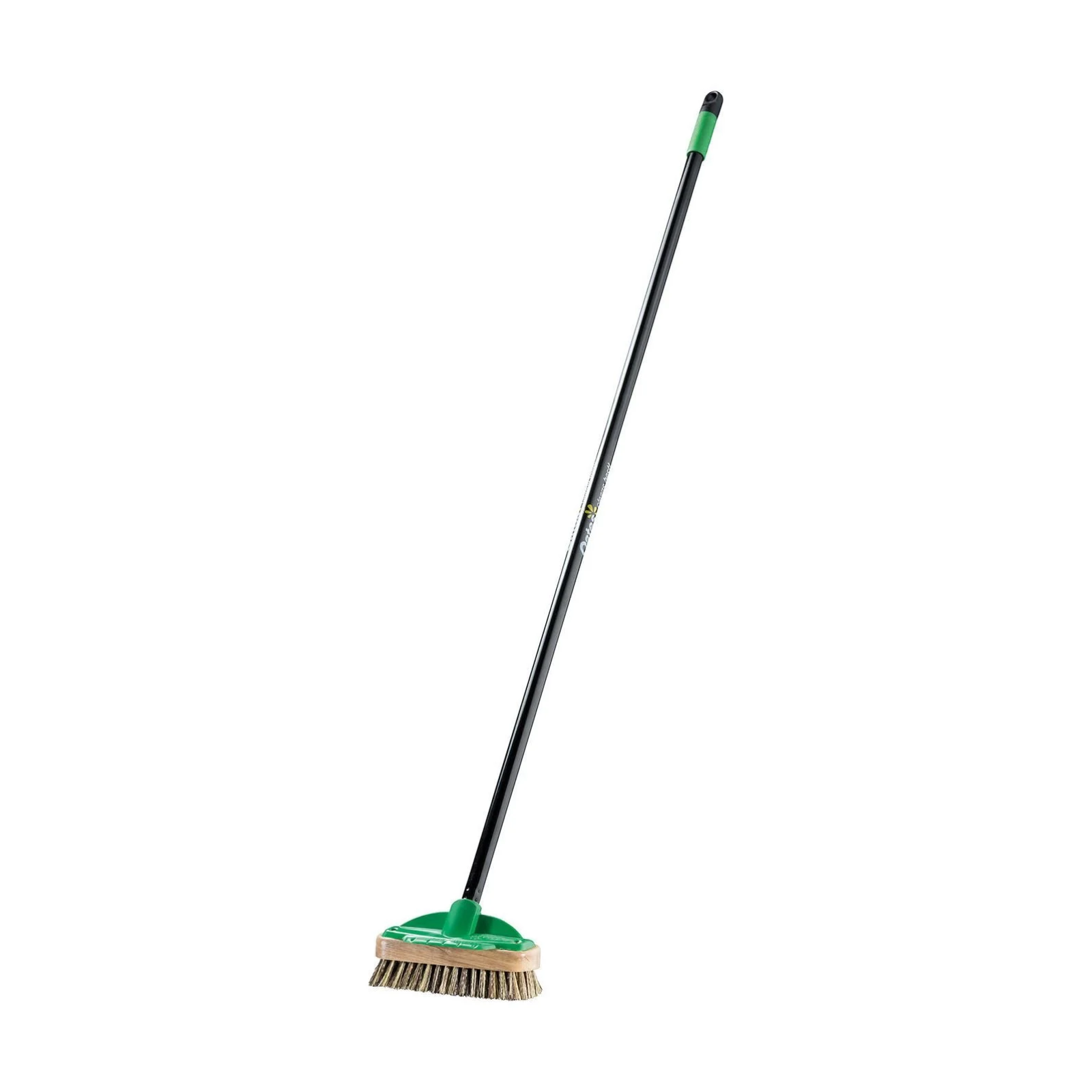 Oates Long Handle Deck Scrub Brush with Durable Synthetic Bristles