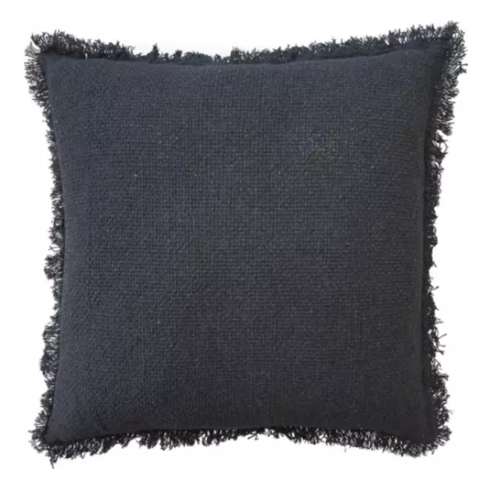 2 x Smart Home Products Charcoal Belmont Basket Weave Soft Cushion 43 x 43cm