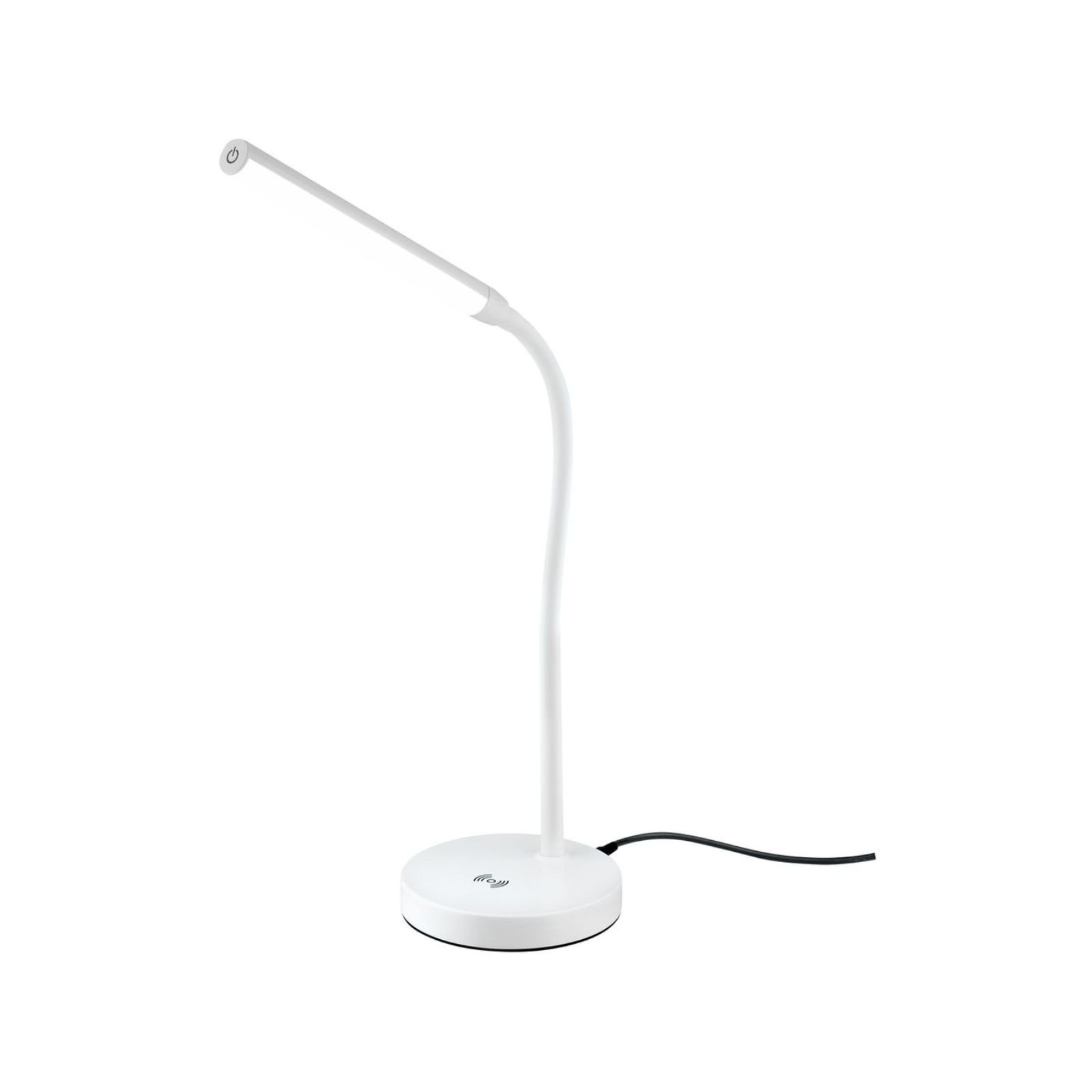 LED Table Desk Lamp W/ Wireless Phone Charging Touch Control Verve Design White