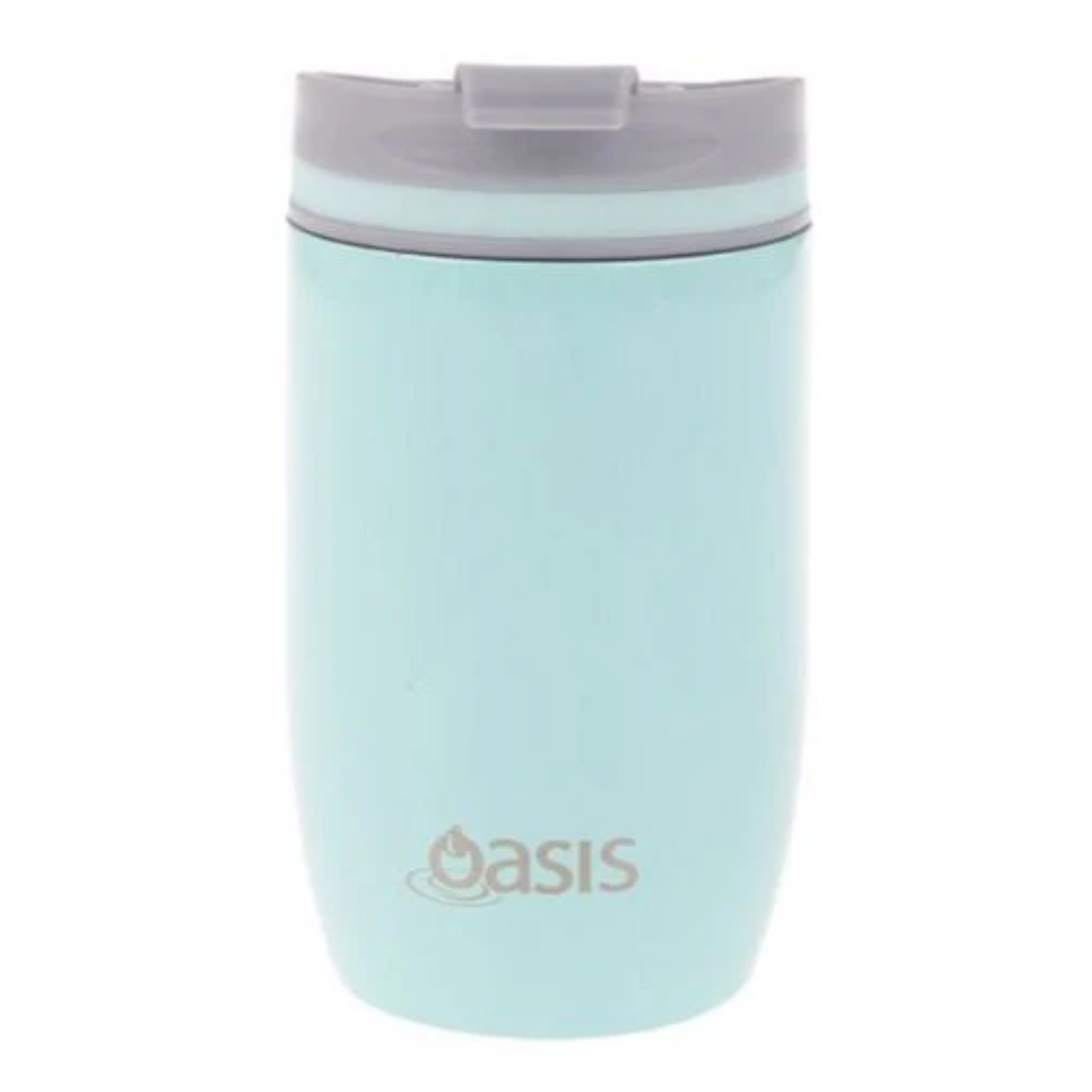 2 X Insulated Travel Double Wall Cup Stainless Steel Oasis 300ml - Spearmint