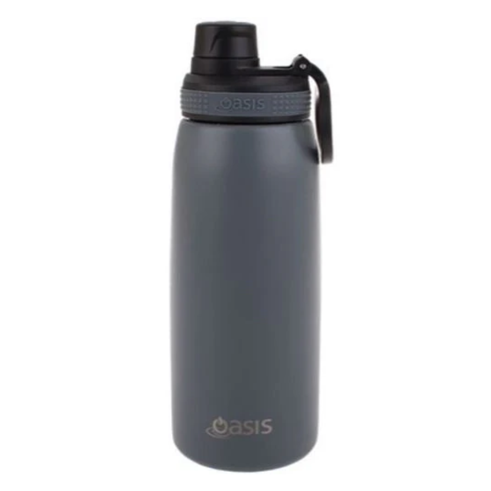 2 x Oasis Insulated Sports Bottle W/ Screw Cap Double Wall Vacuum Flask 780ml - Steel