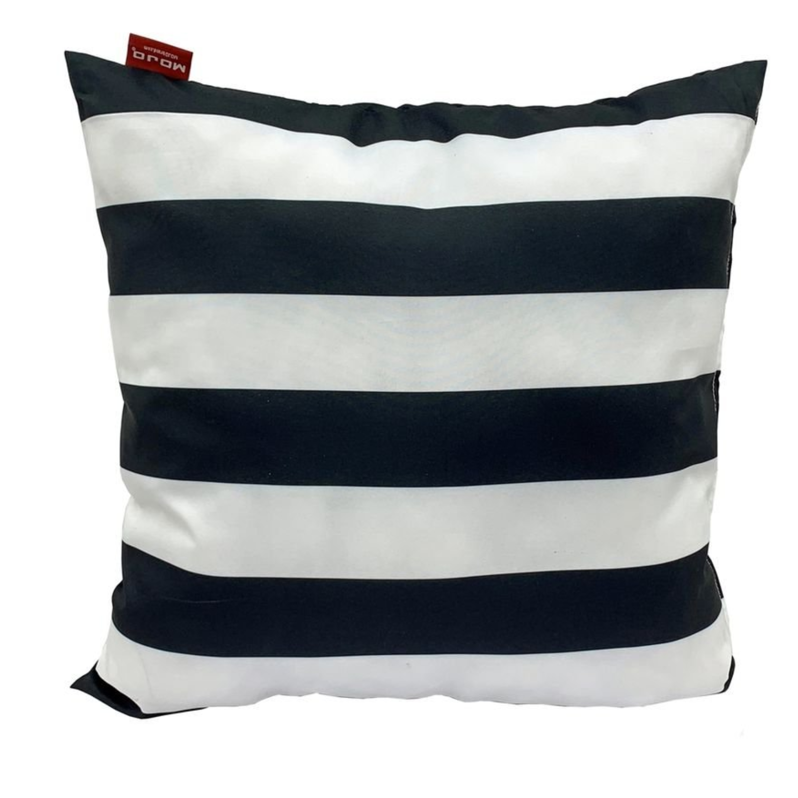 2 x Mojo Cushion Covers Square Pillowcase 60cm Striped Throw Pillow Case Set
