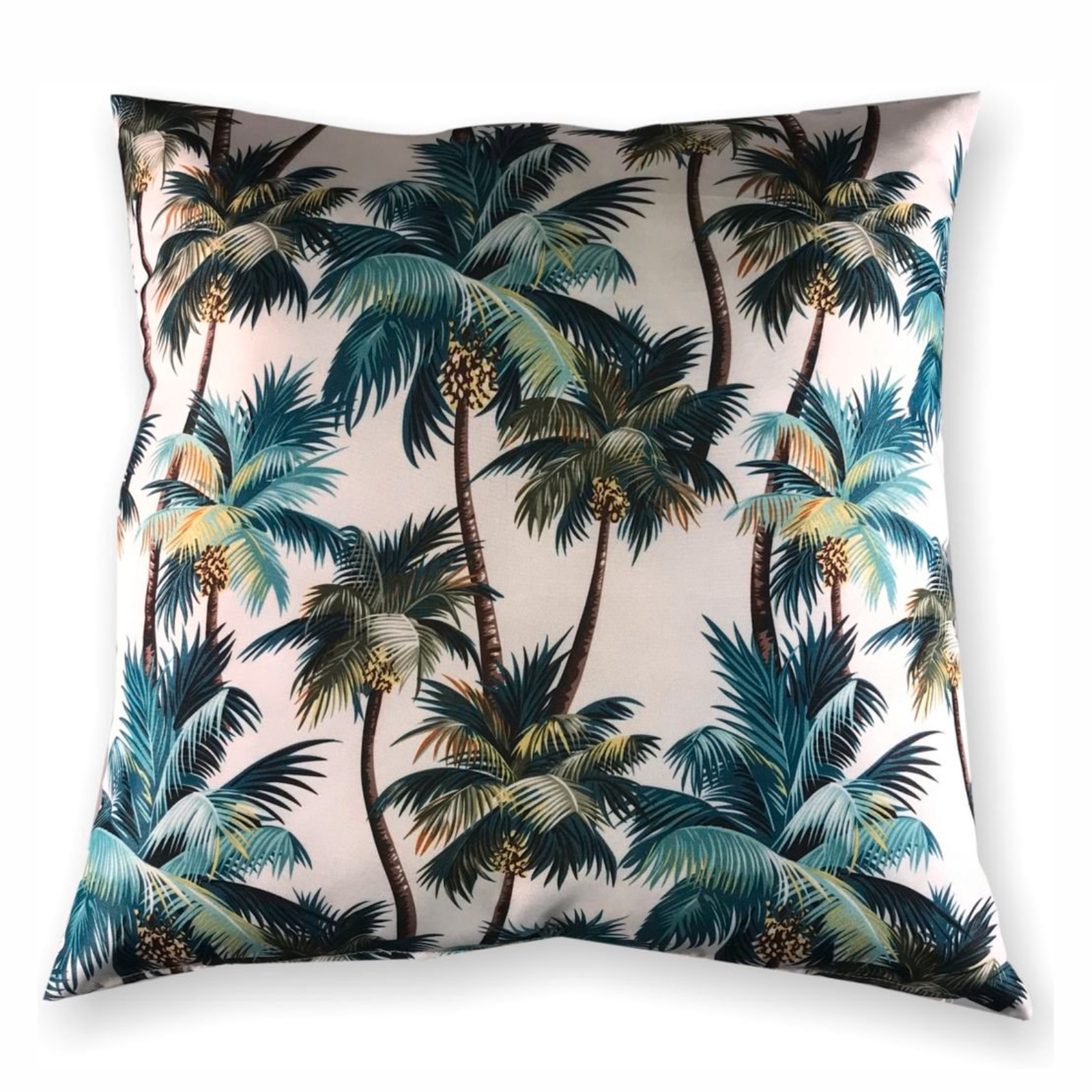 2 x Mojo Cushion Cover Throw Pillow Case 45x45cm L.A. Palm White Design