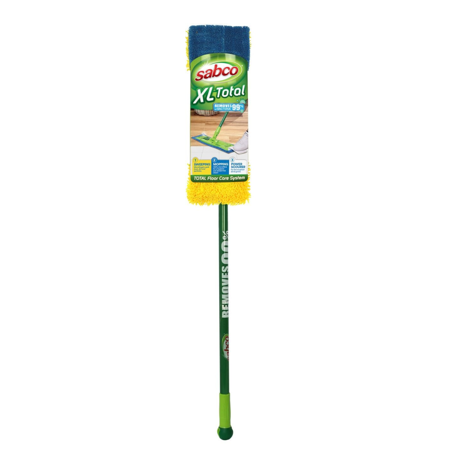 Sabco XL Total Microfibre Mop With Antibacterial Wet Pad