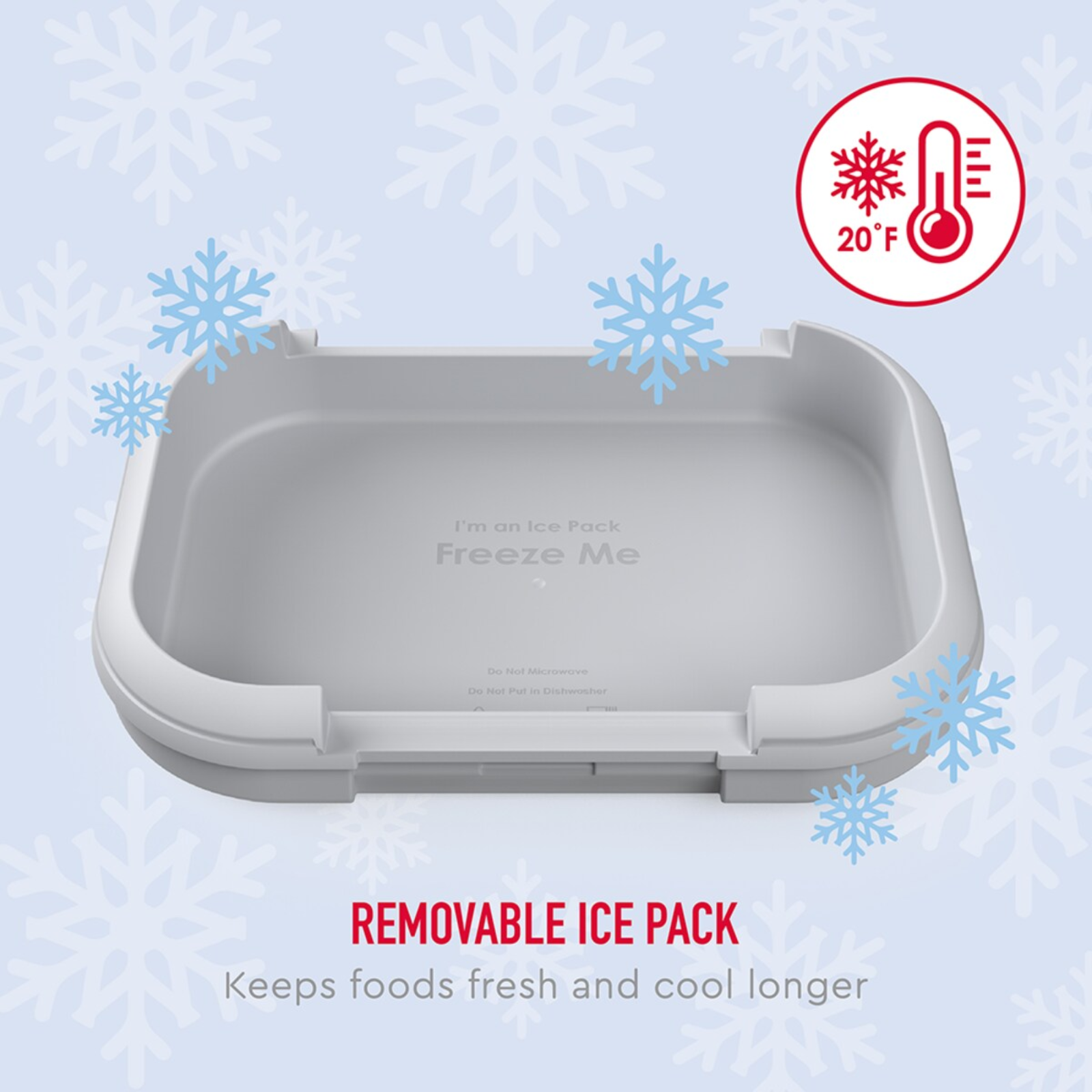 Bentgo Kids Chill Leak-Proof Bento Lunch Box with Removable Ice Pack - Red/Royal