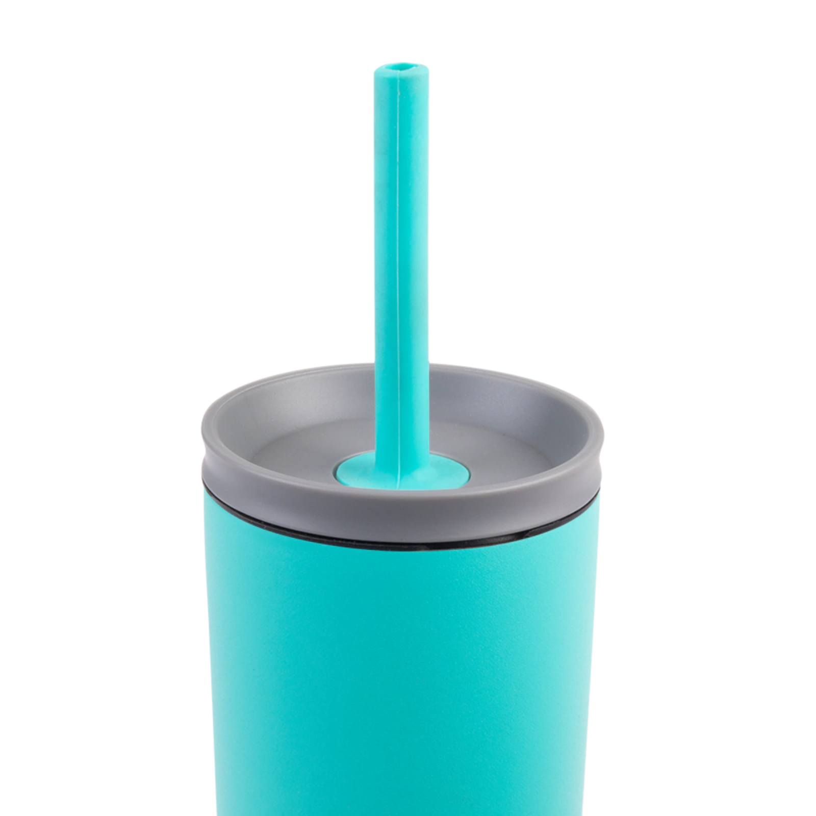 2x Oasis Super Sipper Insulated Tumbler w/ Silicone Head Straw 600ml - Turquoise