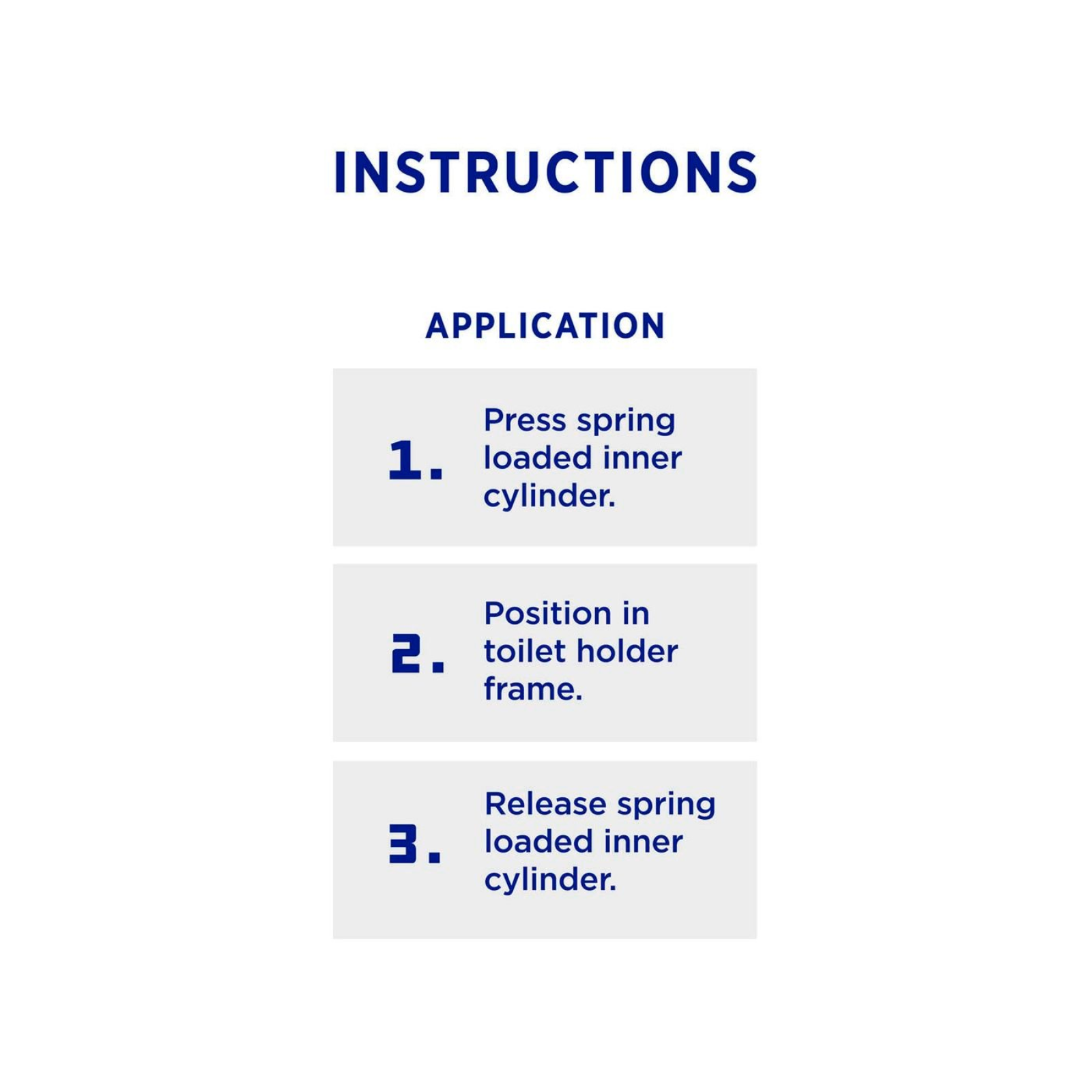 5 x Permastik Toilet Roll Insert with Internal Spring Mechanism - White