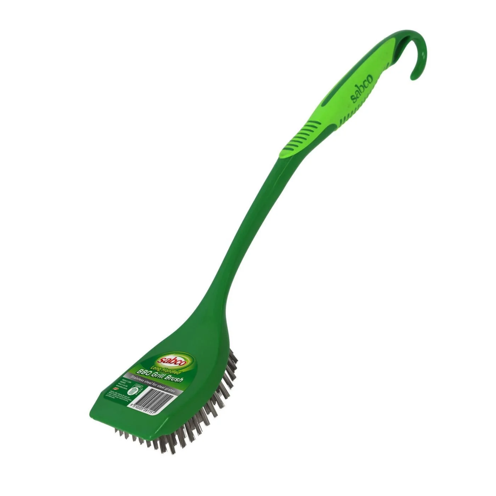 Sabco BBQ Grill Brush Cleaner Stainless Steel Bristle Long Handled Cleaning Tool