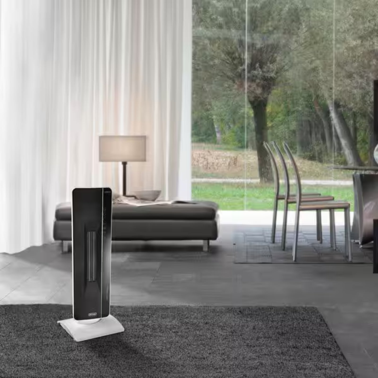 2400W Ceramic Tower Fan Heater – Silent Plus, Portable Electric Heater