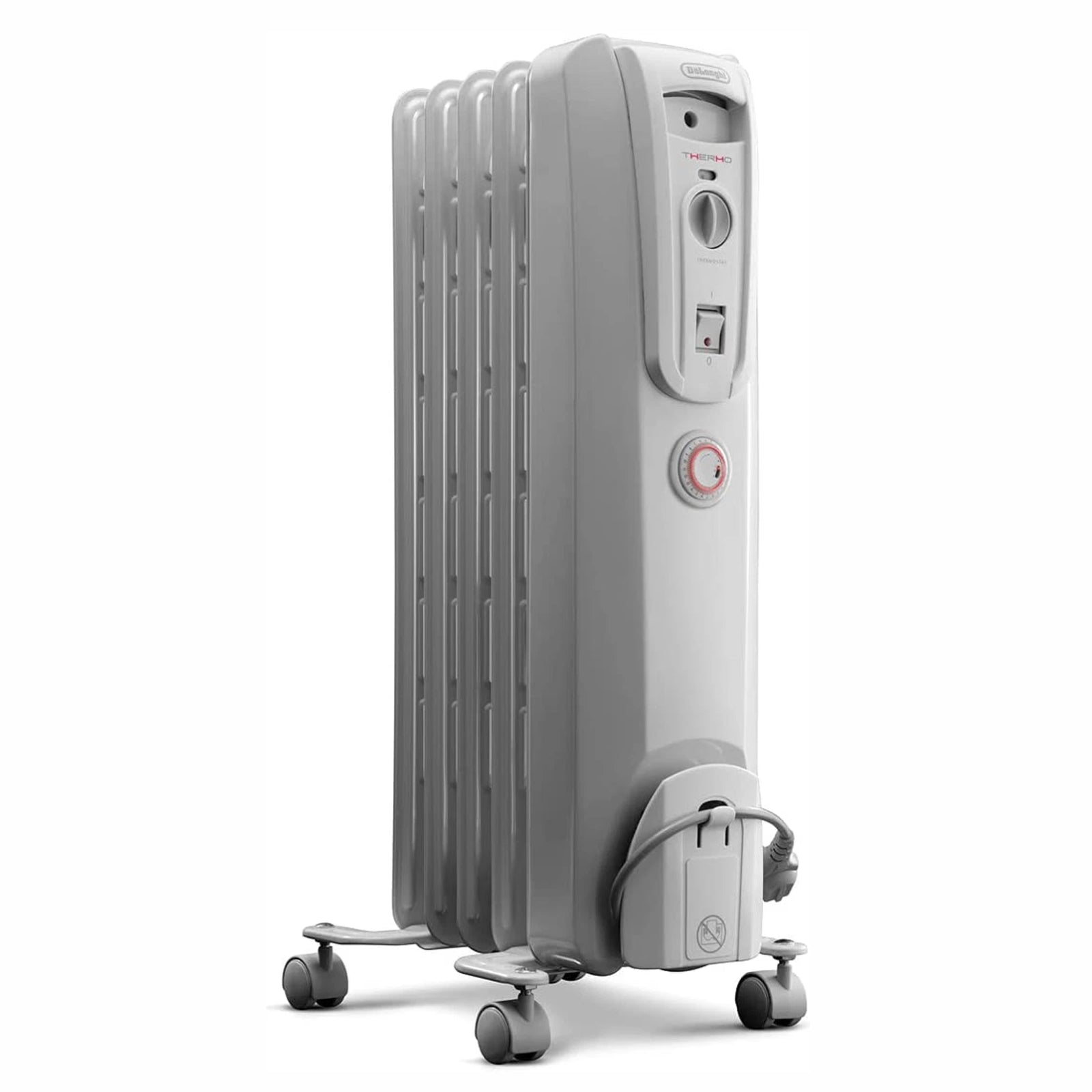 Thermo DL1001T Oil Heater 1000W, 5 Fin for Small Rooms