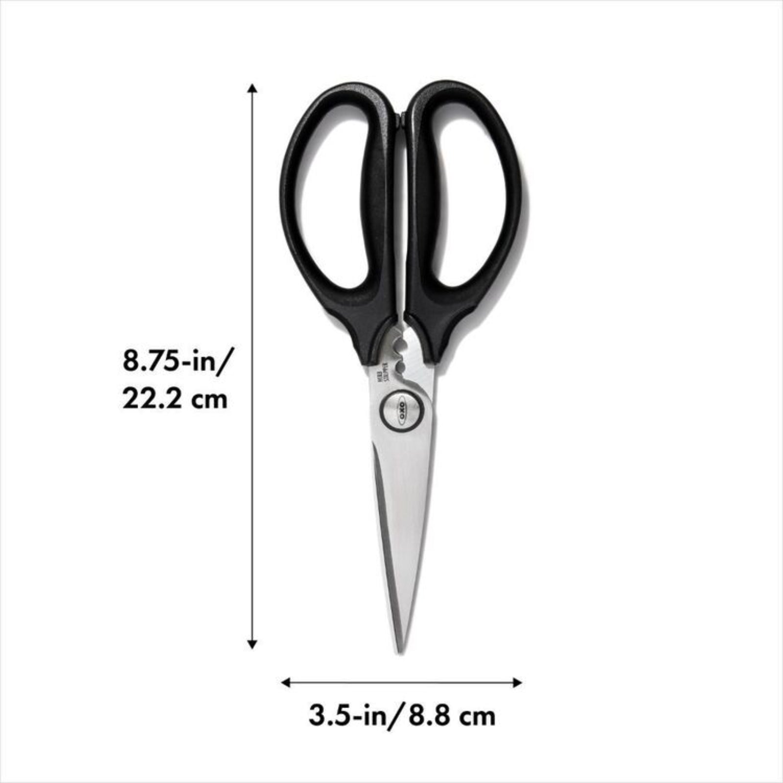 2x OXO Good Grips Kitchen & Herb Scissors – Stainless Steel, Soft Handle