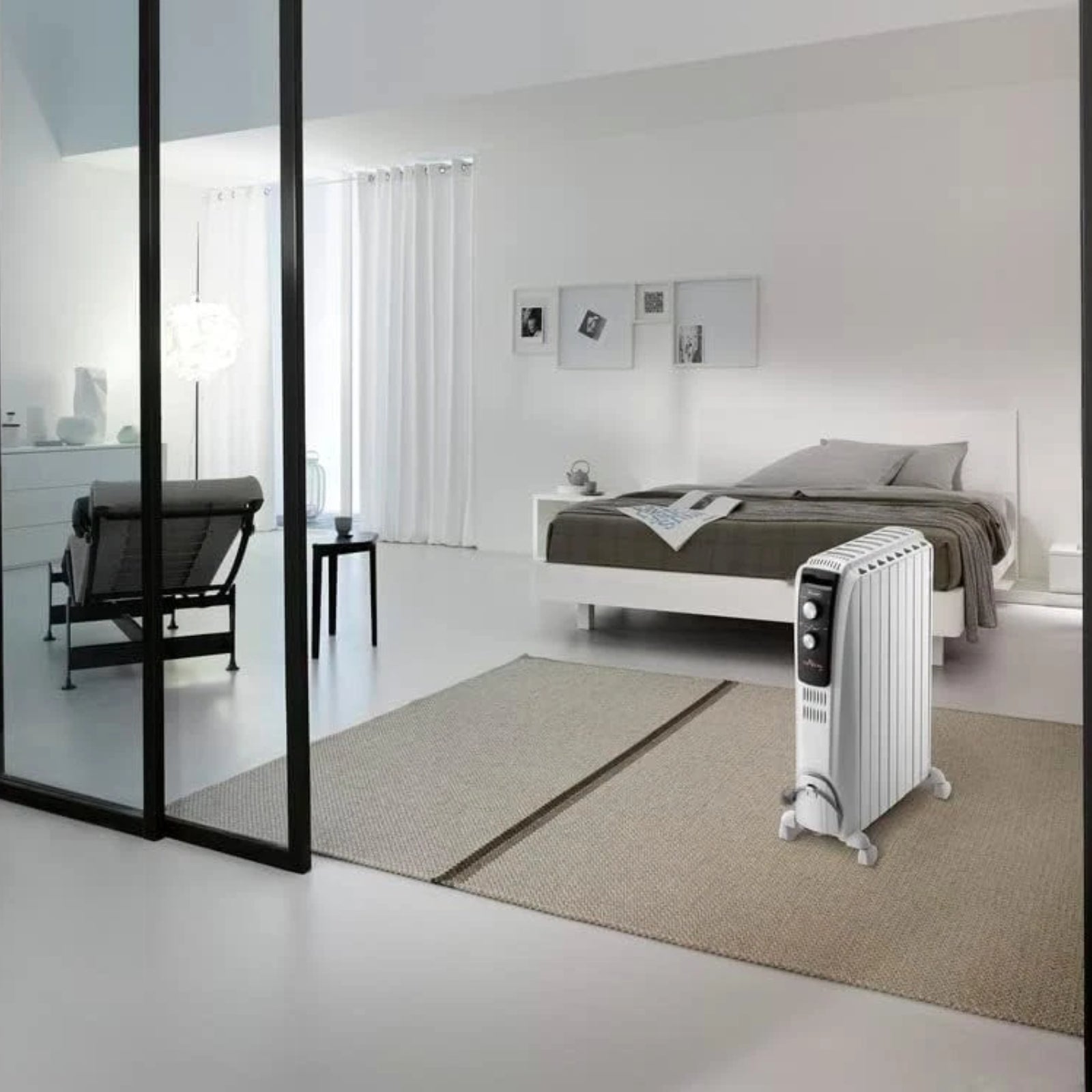 Dragon 4 2400W Oil-Filled Radiator Heater with Timer