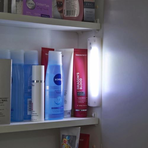 2 x Motion Sensor Light Peel 'N' Stick Multi Functional Battery Operated Lights