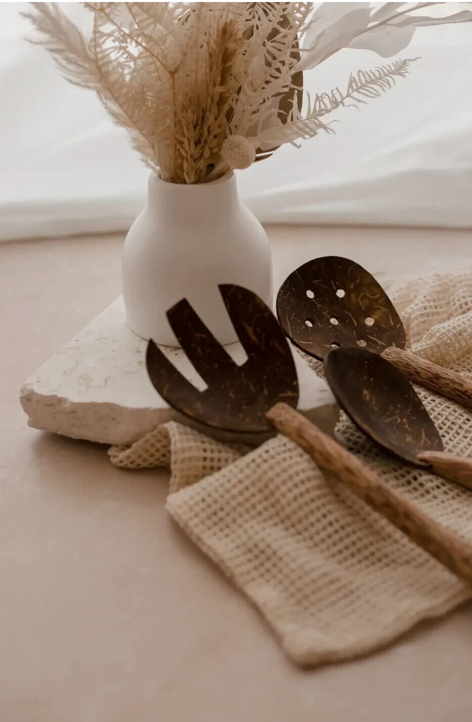 Coco salad spoon and fork Set (Set of 3)