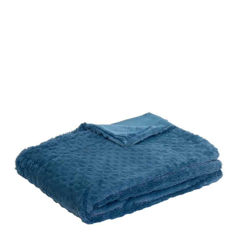 J.Elliot Home Azariah Plush Throw Teal