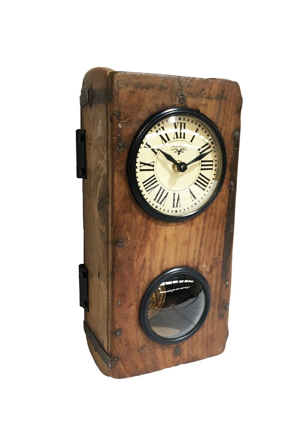 Wall Clock - Brick Mould With Pendulum