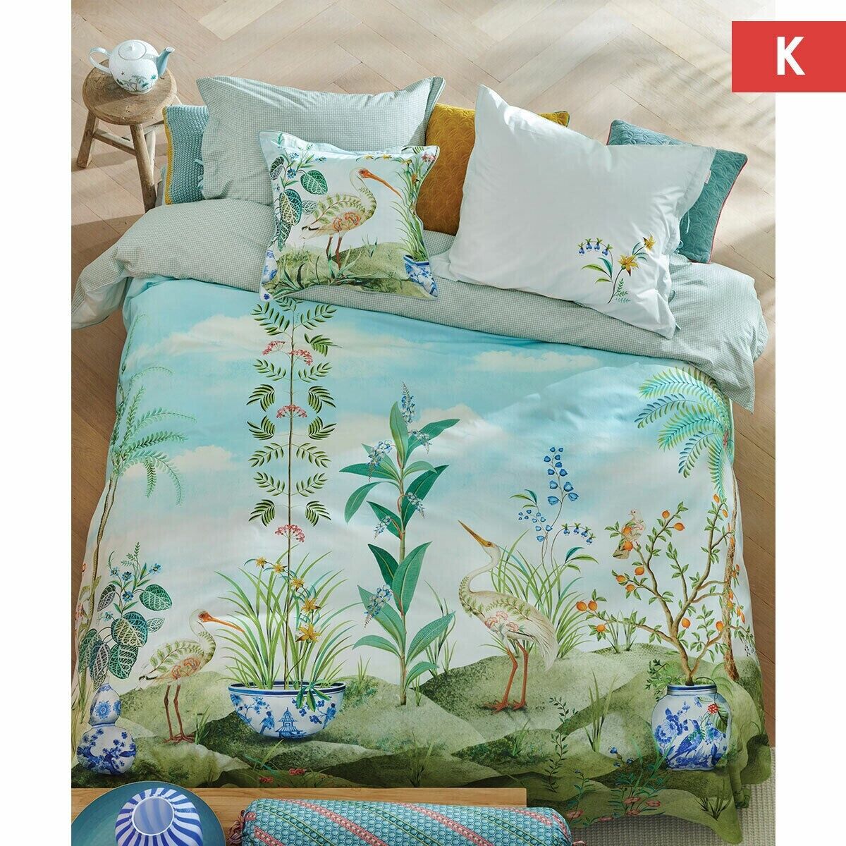 PIP Studio Jolie White Cotton Quilt Cover Set King