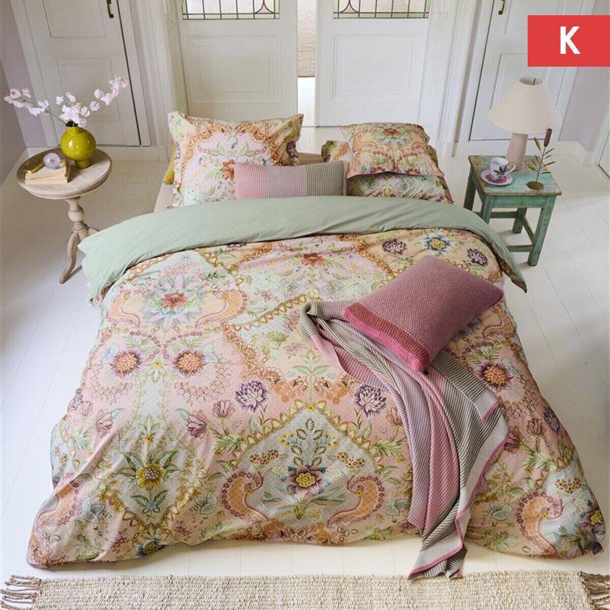 PIP Studio Saluti Grandi Pastel Cotton Quilt Cover Set King