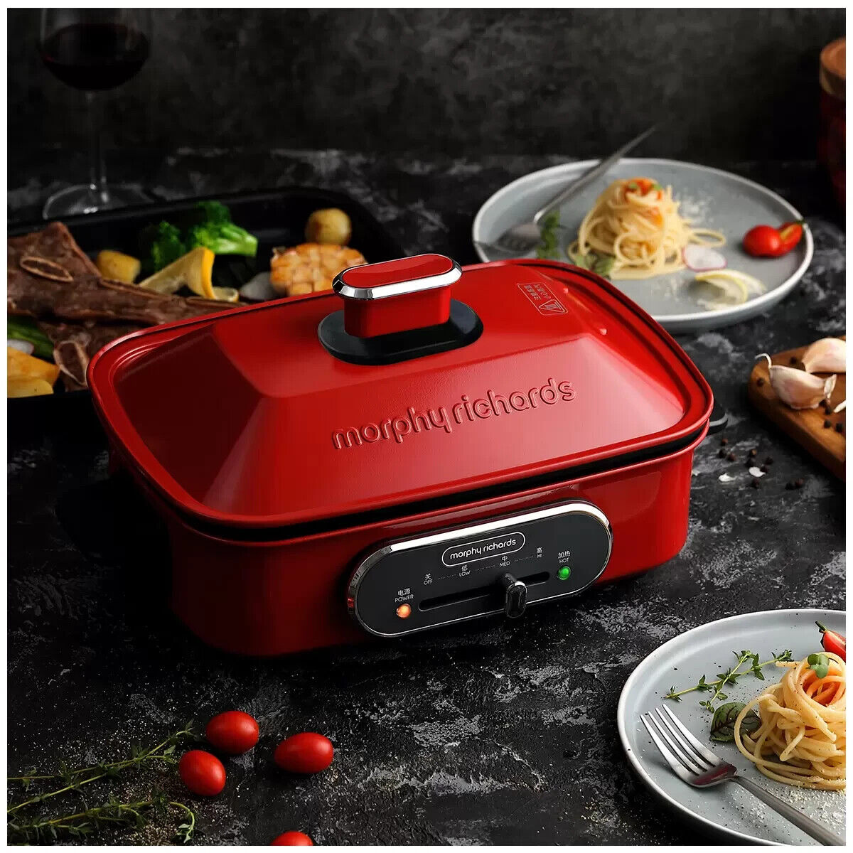 Morphy Richards Multifunction Pot 562010 Red
