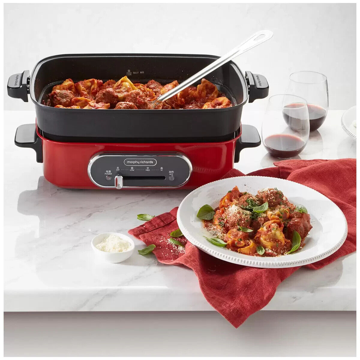 Morphy Richards Multifunction Pot 562010 Red