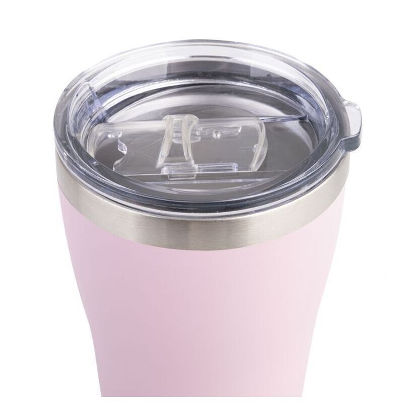 2x OASIS STAINLESS STEEL DOUBLE WALL INSULATED "TRAVEL CUP" 350ML