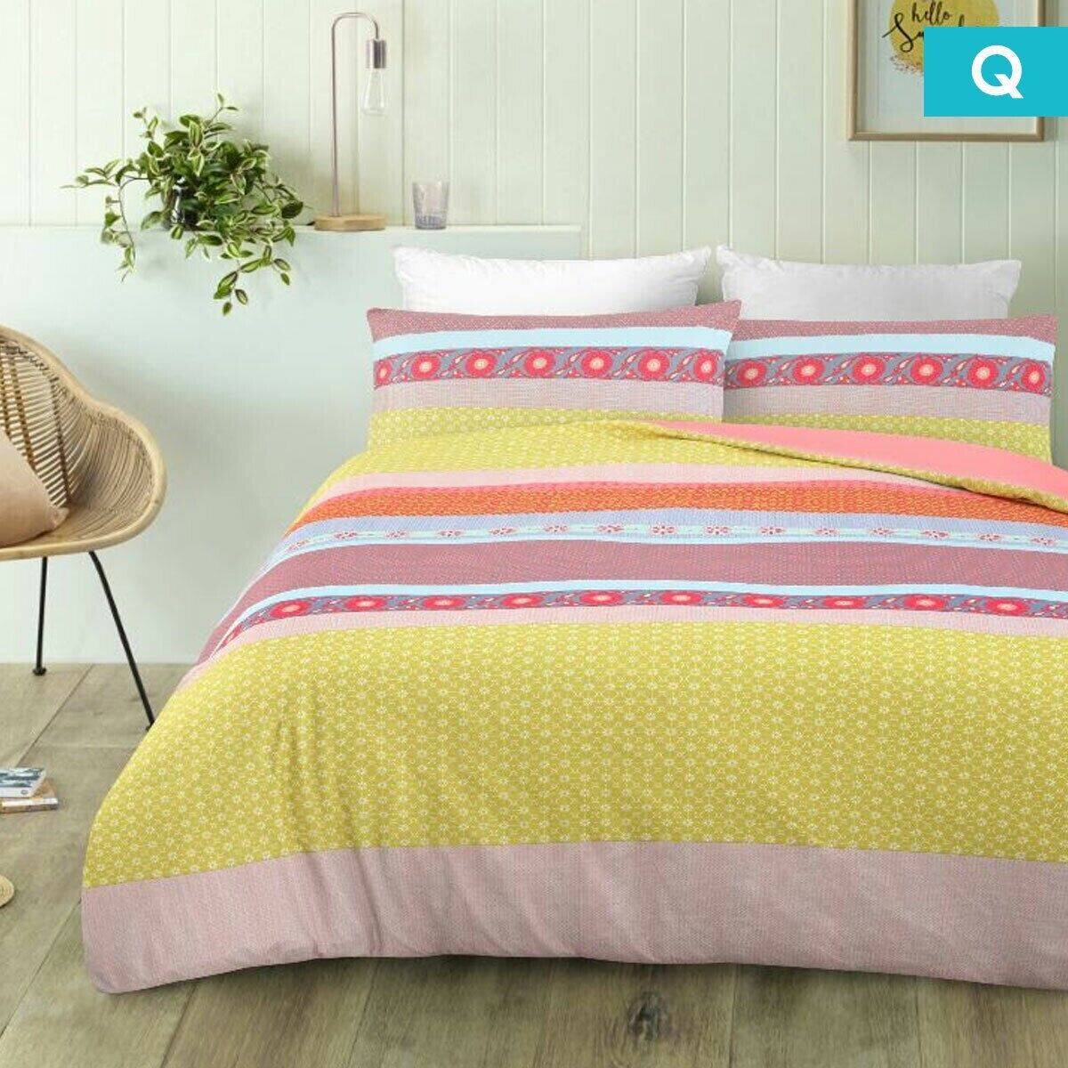 Big Sleep Malta Printed Quilt Cover Set Queen