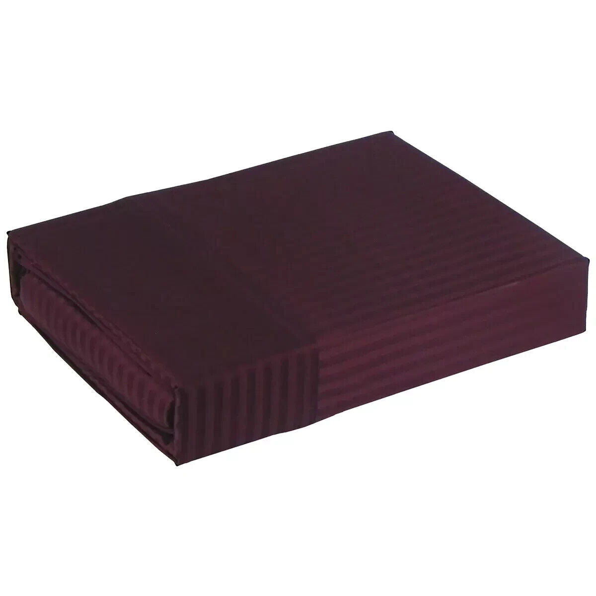 Ramesses 1000 TC Pima Cotton Narrow Stripe King Sheet Set Burgundy