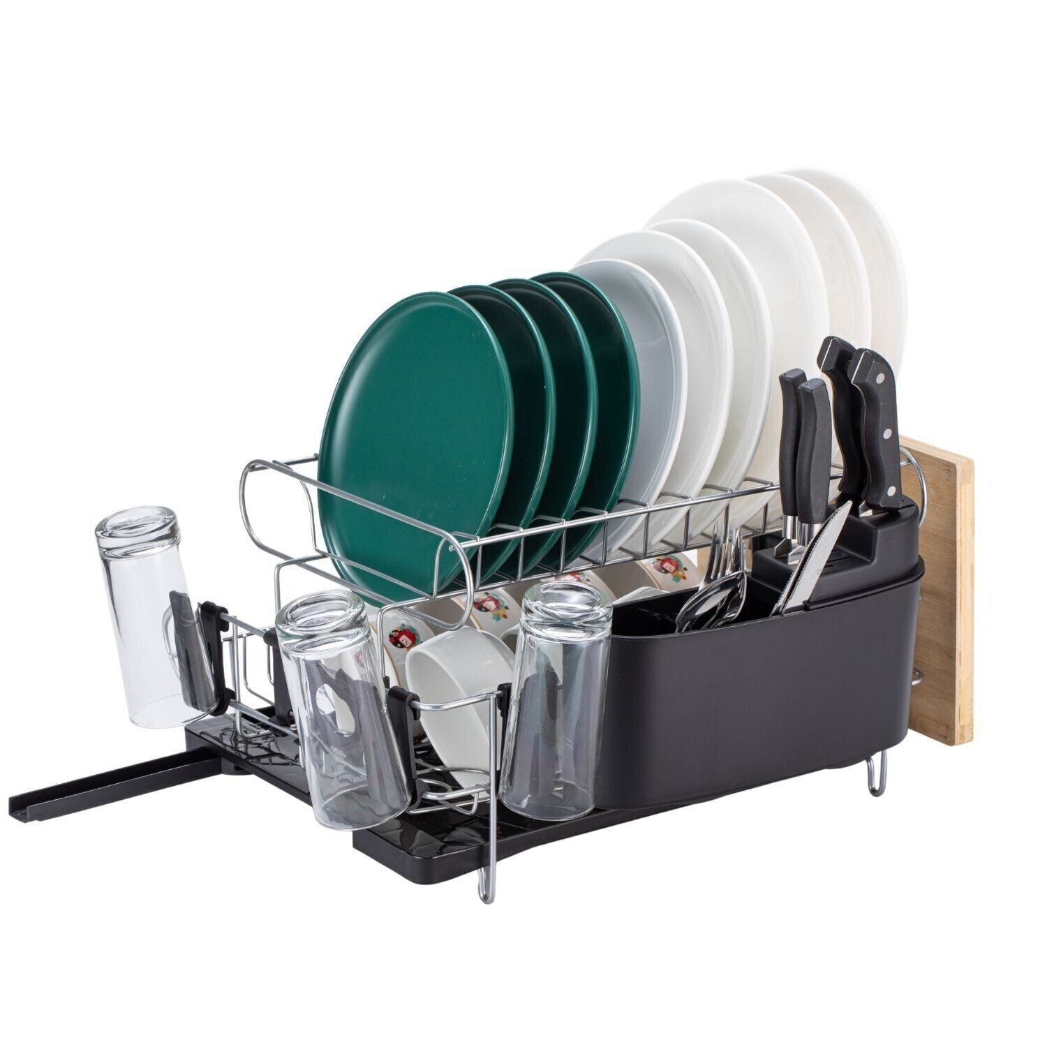 Pronti Toaster, Kettle & Coffee Machine Breakfast Set - Black