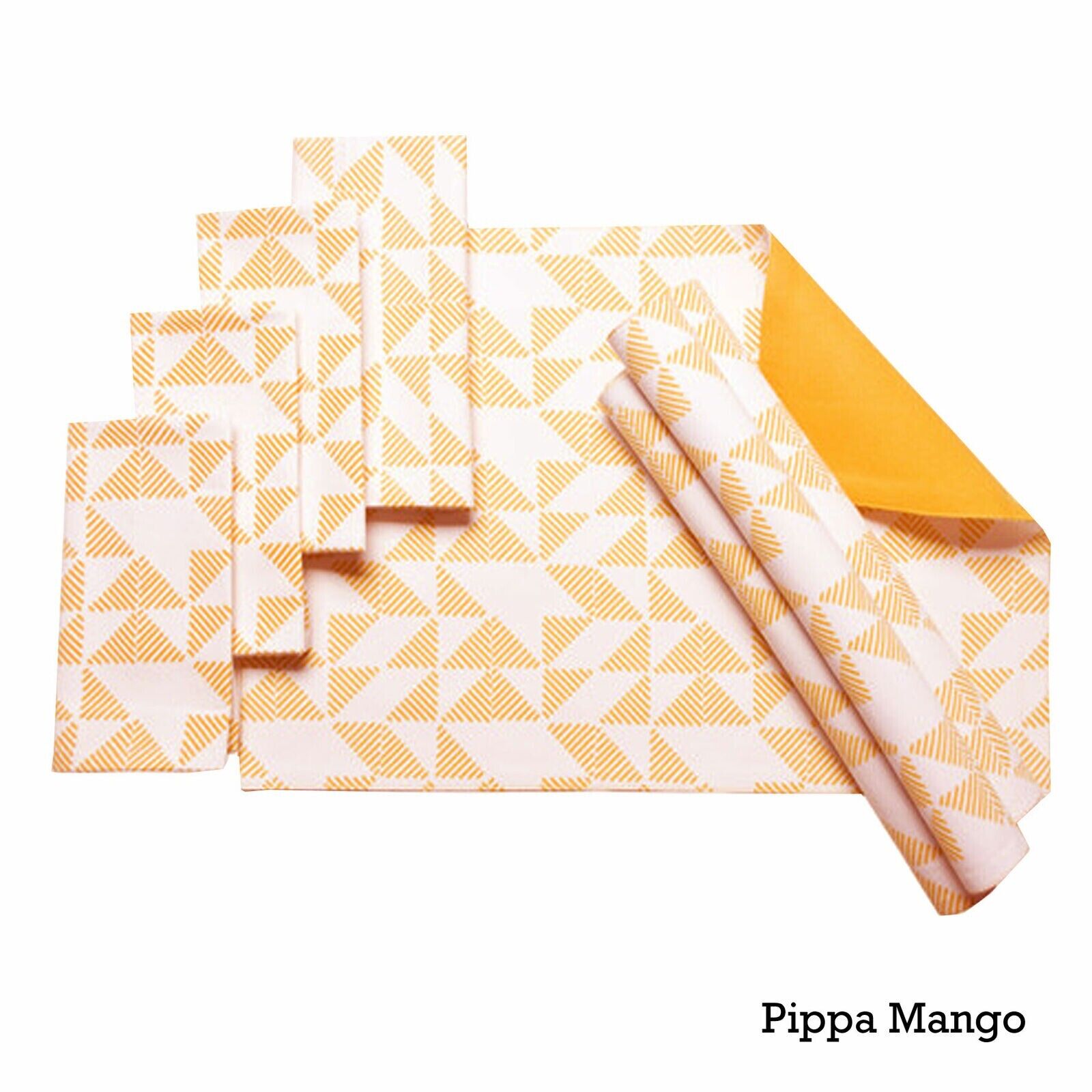 J.Elliot Home Set of 8 Cotton Napery Set Pippa Mango