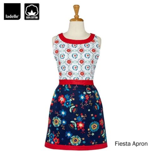 Ladelle Fiesta Ladies Women Kitchen / BBQ Cotton Apron