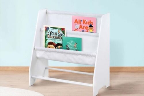 Kids Sling Fabric Storage Unit White
