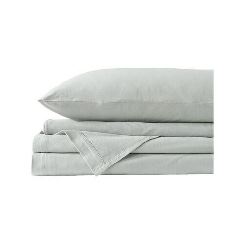 Royal Comfort 100% Jersey Cotton Quilt Cover Set Ultra Soft Bedding Luxurious - Queen - Grey Marle