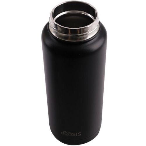 2x Oasis 1.2L Vacuum Insulated Water Bottle Stainless Steel Double Wall - Black