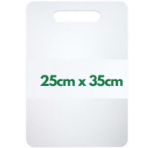 2 x Plastic Chopping Boards Light Weight 0.6cm Thick Easy to Clean