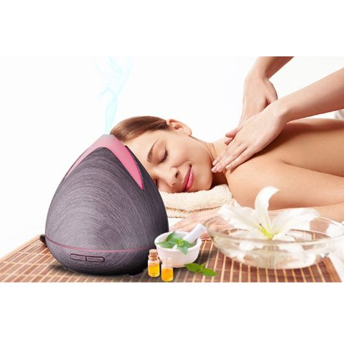 Aroma Diffuser Air Humidifier Essential Oil Aromatherapy Ultrasonic 400ml Violet