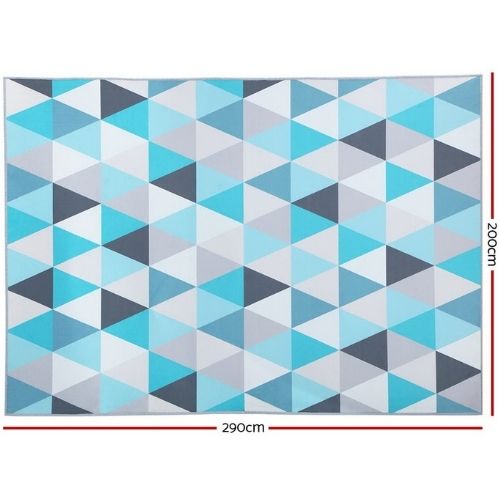 Artiss Floor Rug Soft Carpet 200x290cm Large Rugs Bedroom Area Modern Short Pile